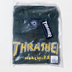 "THRASHER WORLDWIDE" T Shirt -  New with Tags - Forest Green